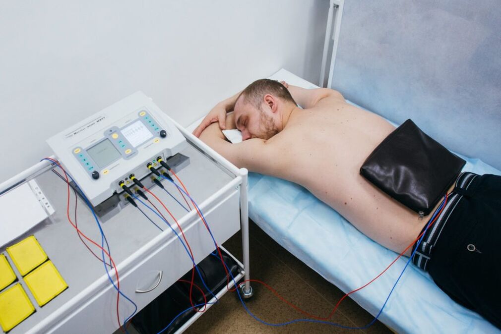 Electroestimulación na prostatite