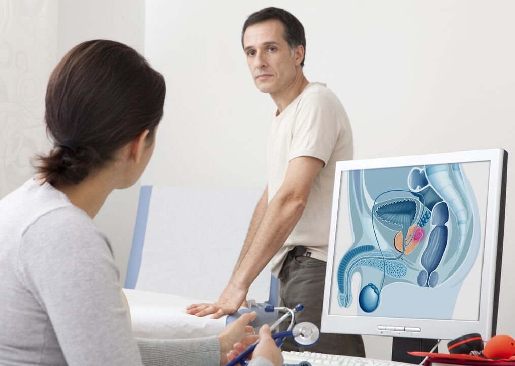 Consulta cun especialista en prostatite crónica